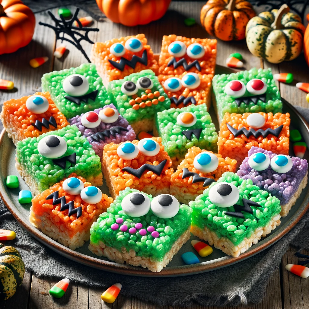 Monster Rice Krispie Treats