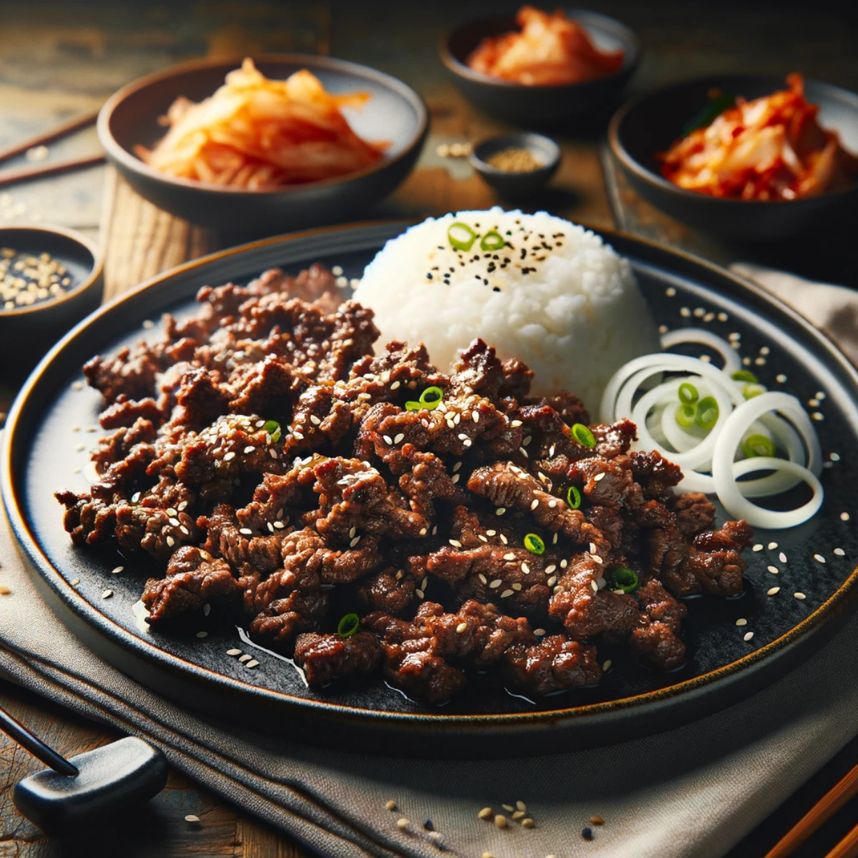 Korean Beef and Rice