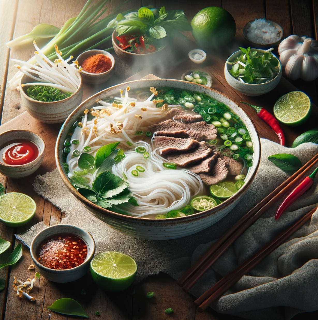 Pho (Vietnamese Noodle Soup)
