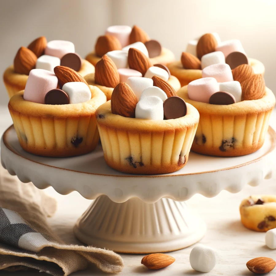 Rocky Road Cookie Cups