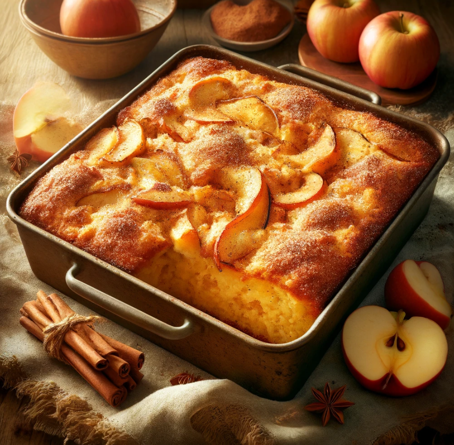 Apple Snickerdoodle Dump Cake