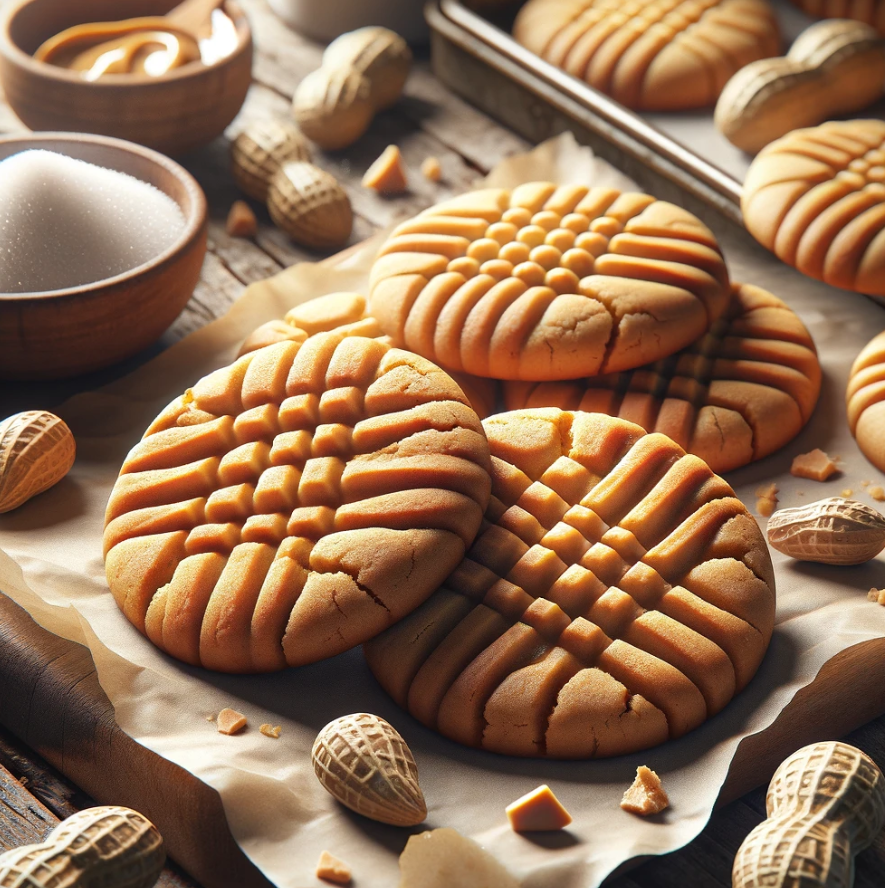 3 Ingredient Peanut Butter Cookies