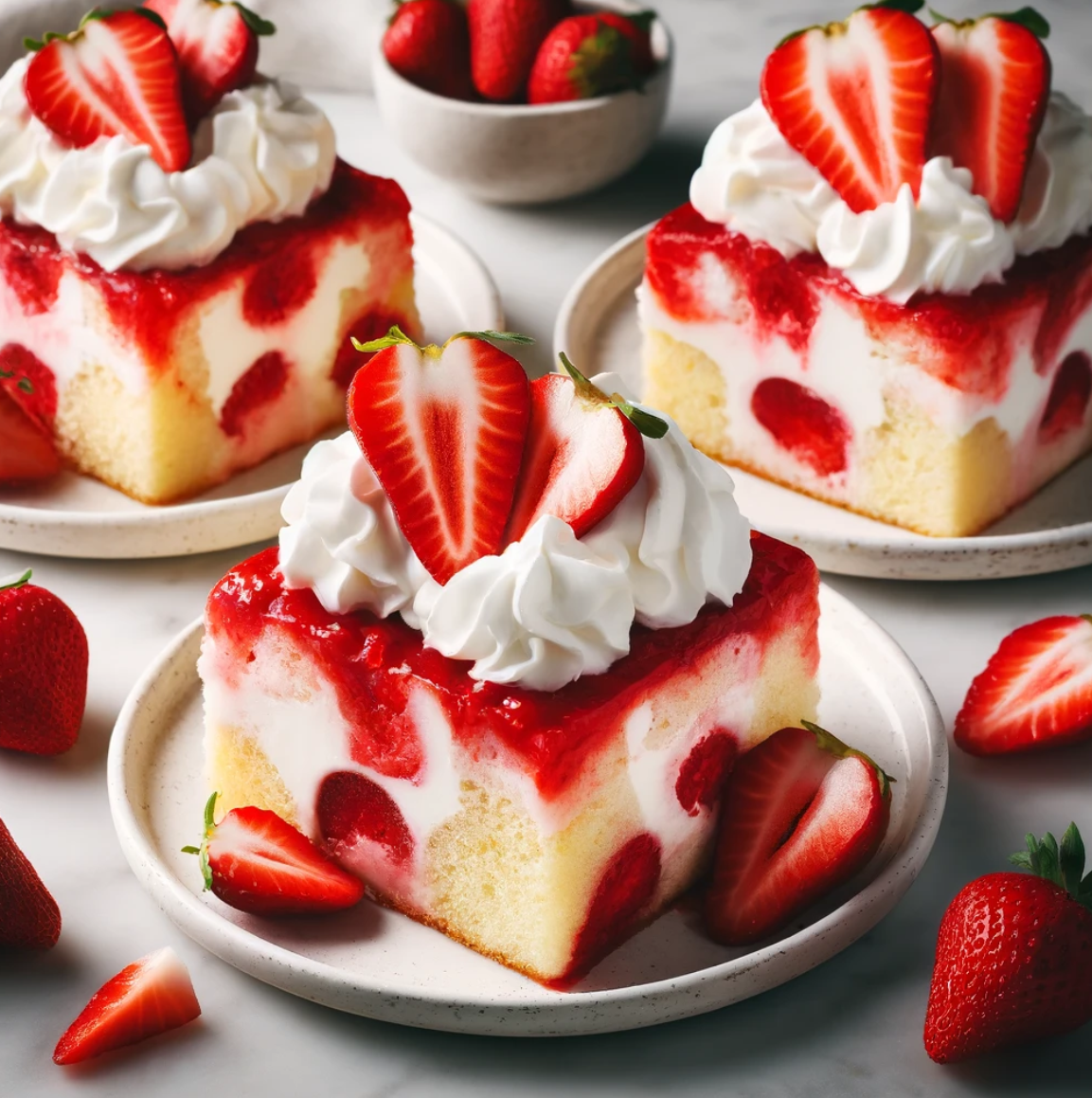 Strawberry Poke Cake