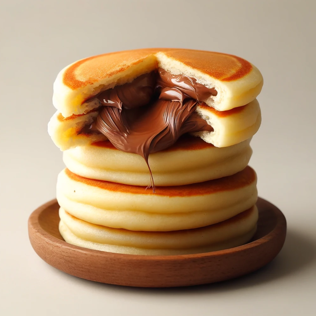 Quick 2 Ingredient Nutella Hotteok Korean Sweet Pancakes