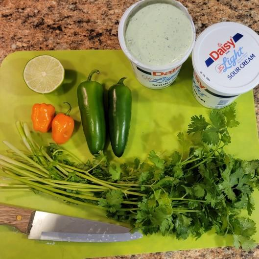 Creamy Jalapeño and Habanero Dip