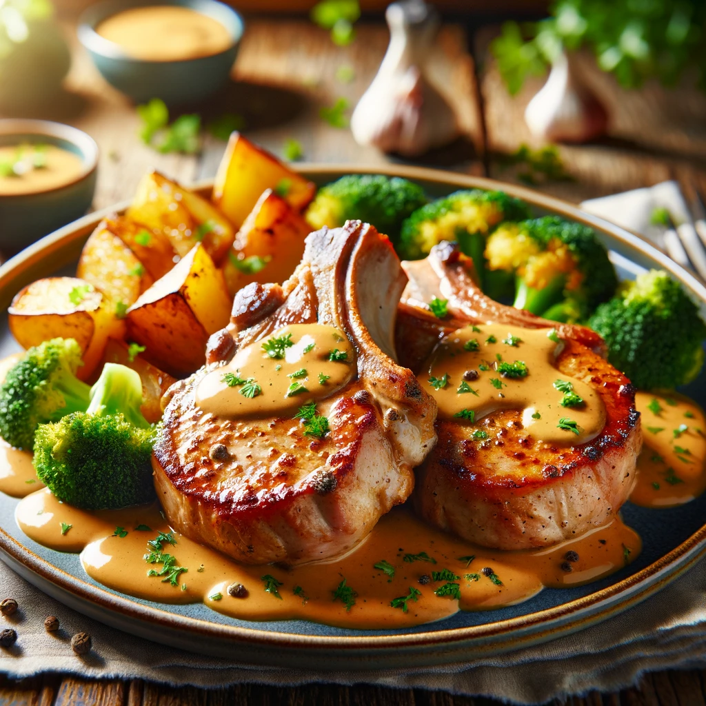 Honey Mustard Pork Chops
