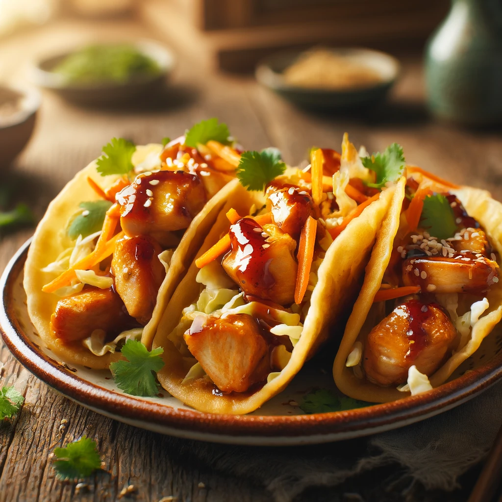 Secret Stolen Chicken Wonton Taco of Famous Applerestaurant