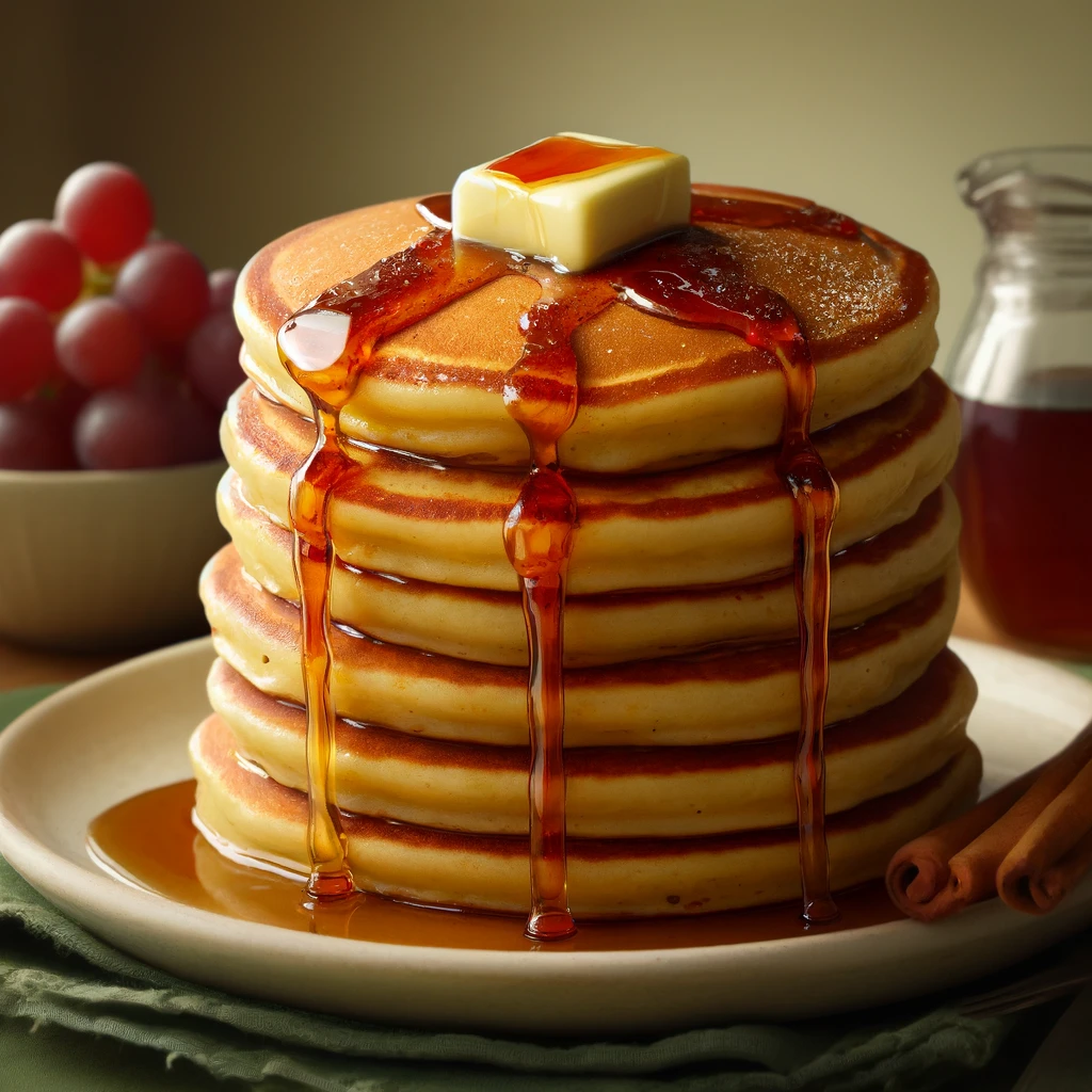 Cinnamon Applesauce Pancakes