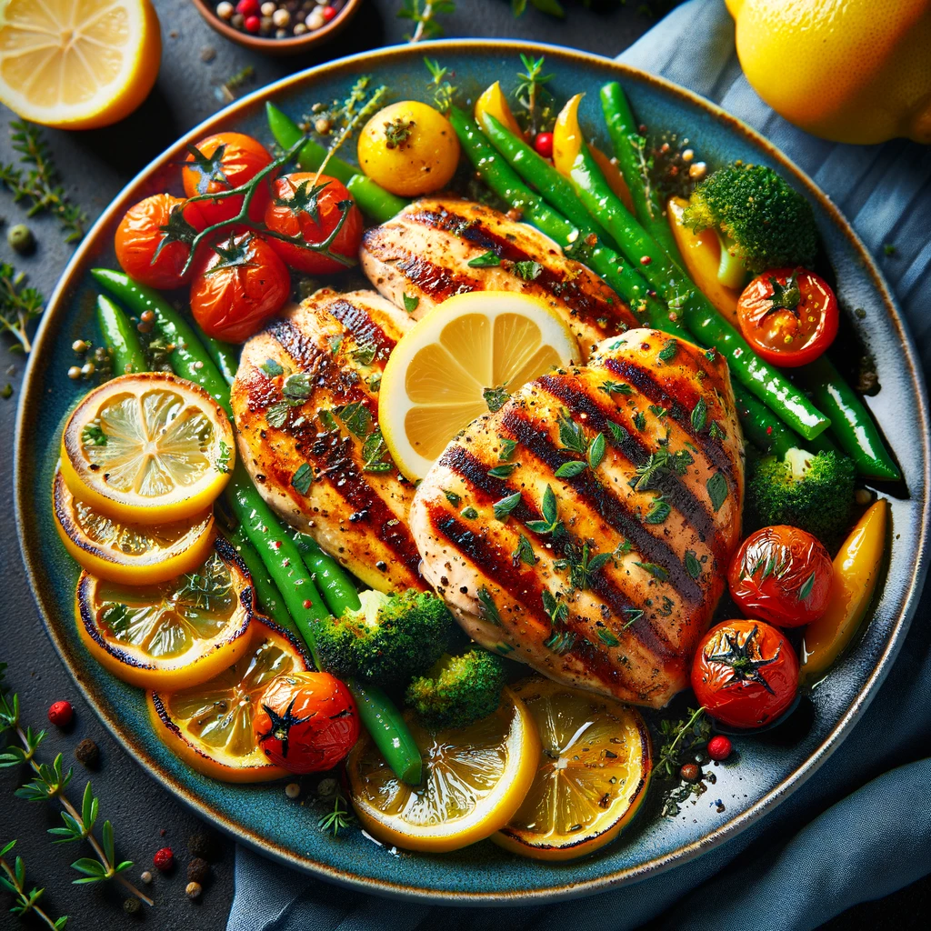 Grilled Lemon Herb Chicken
