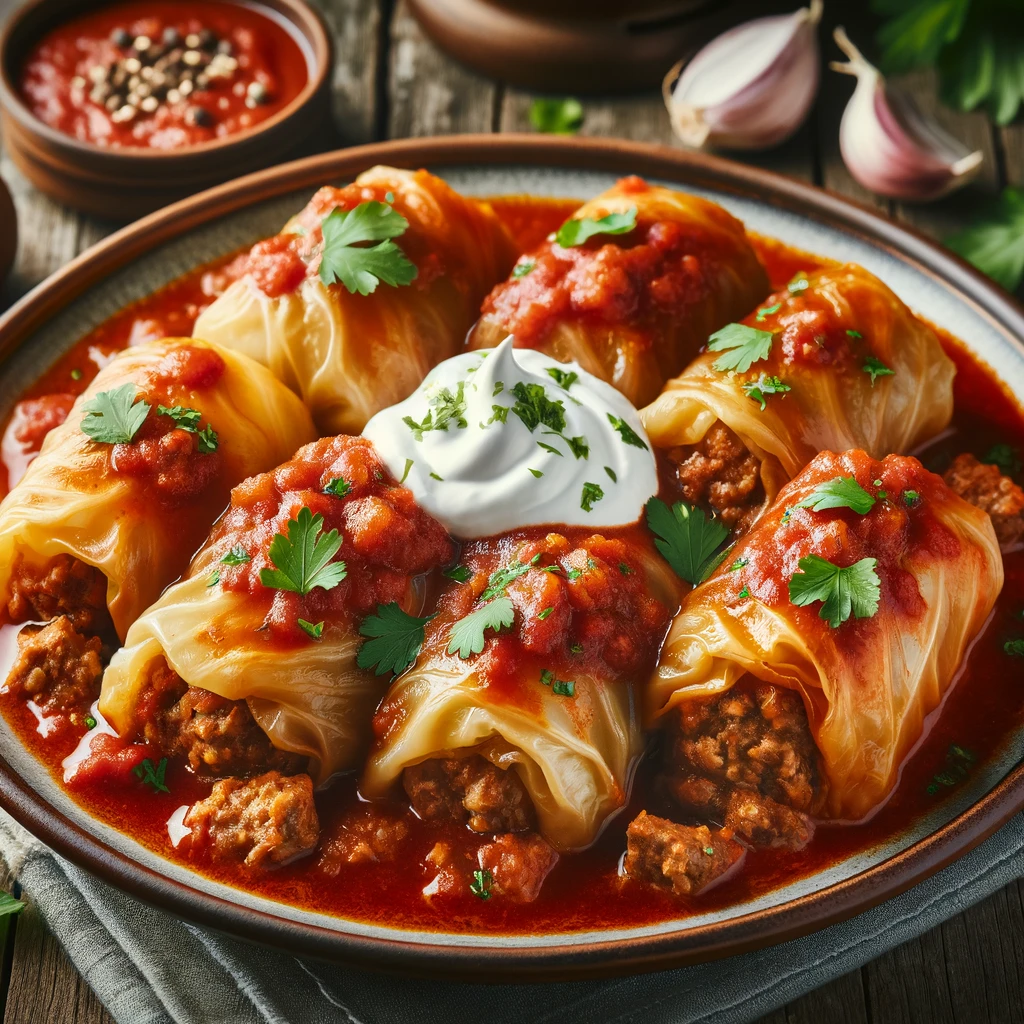 Hungarian Stuffed Cabbage