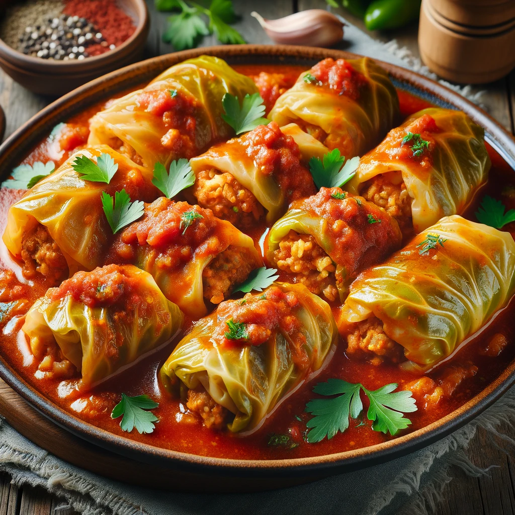 Balandeliai (Lithuanian Stuffed Cabbage)