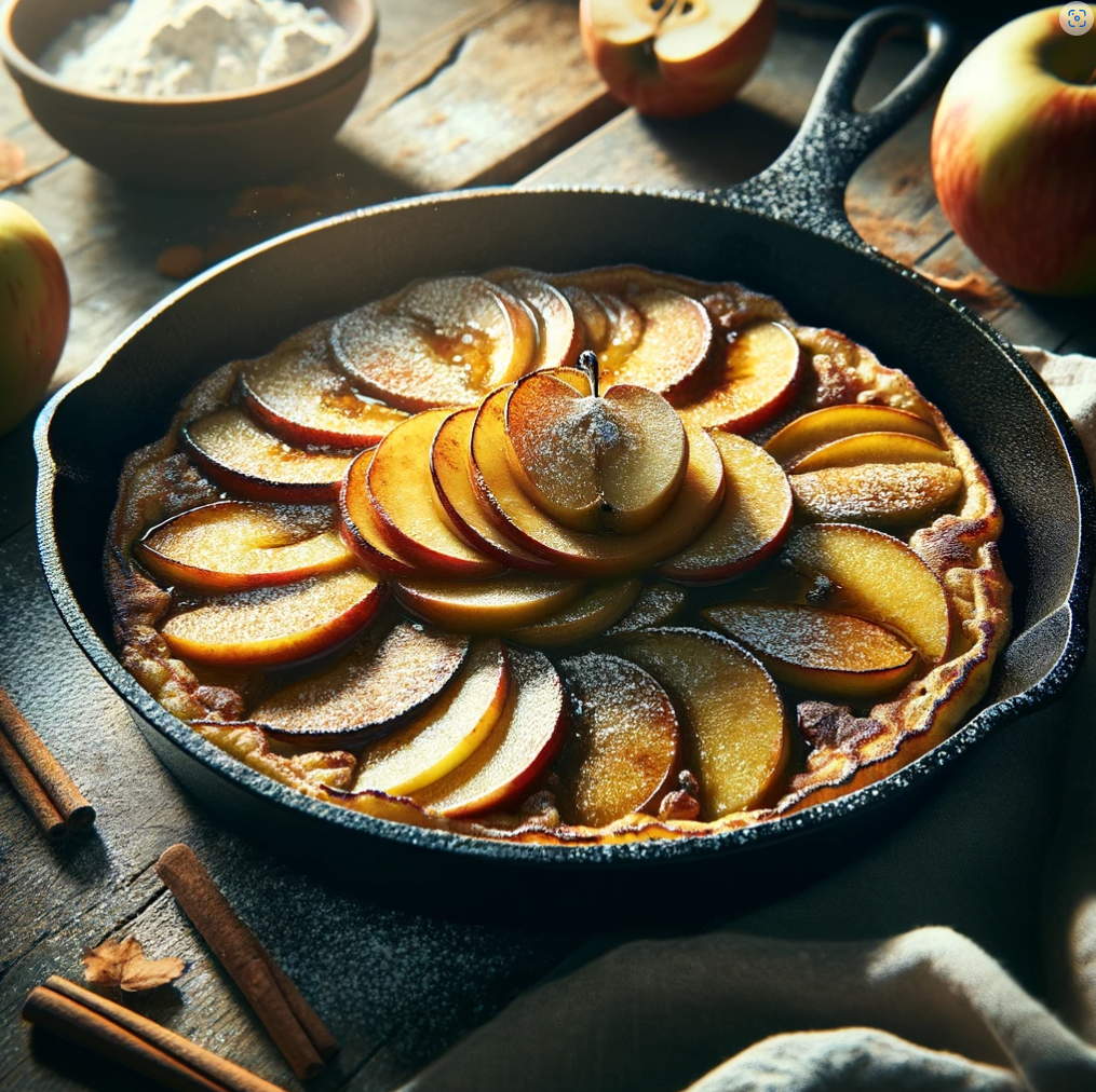 Apfelpfannkuchen German Apple Pancakes
