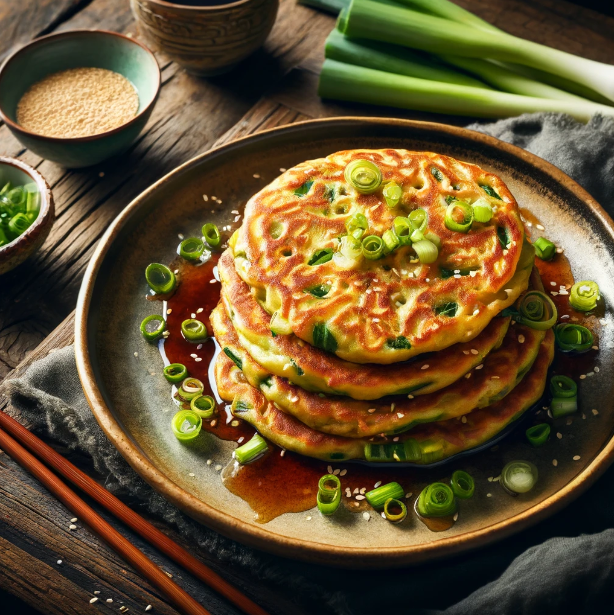 Chinese Scallion Pancakes